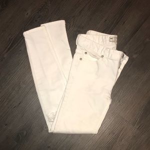Free people busted skinny jeans